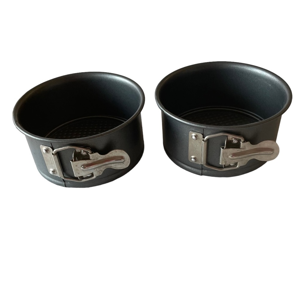 Nonstick Springform Baking Pan Bundle Round Small 5" Diameter